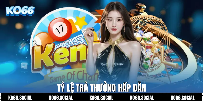 Tỷ lệ trả thưởng hấp dẫn